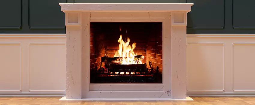 Decorative Electric Fireplace Installation in Pompano Beach, Florida